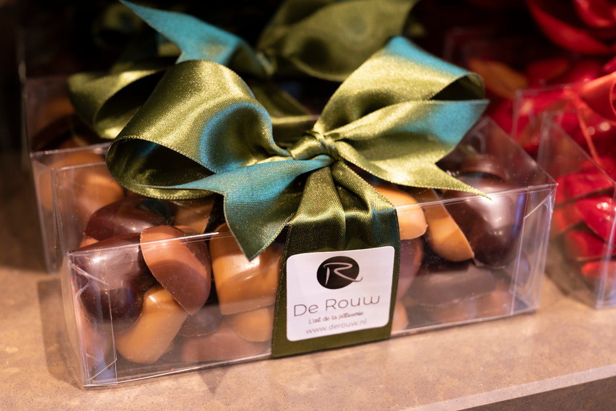 Hartjes chocolade (melk,puur,dulcey)