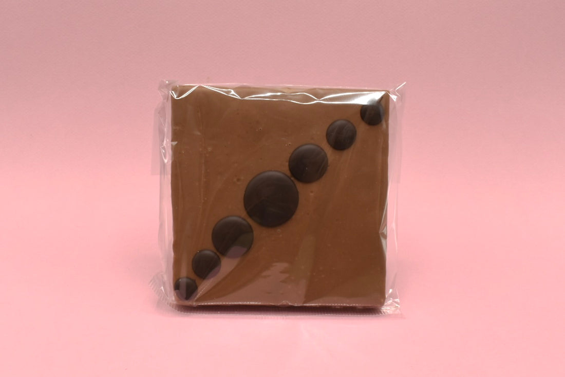 Brown caramel peanut bar